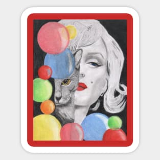 Marilyn Monroe Sticker